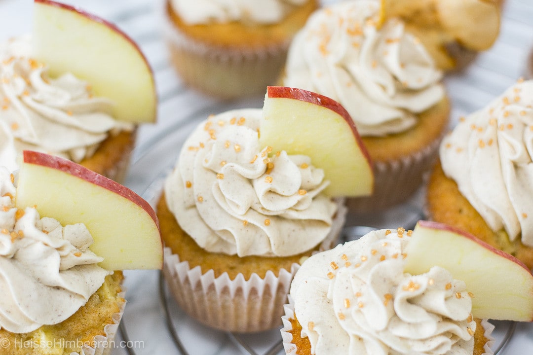 Apfel Zimt Cupcakes | Heisse Himbeeren