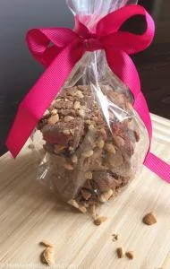 Schoko Cookies verpackt als Geschenk