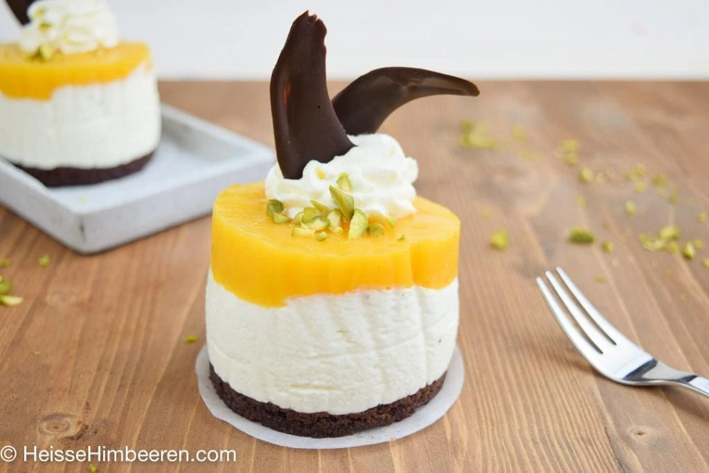 Mango Mini Törtchen im Dessertring.