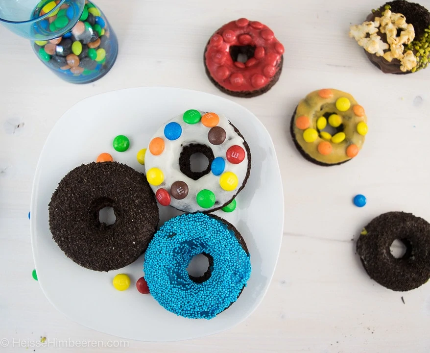 Donuts mit unterschiedlichem Donut Topping