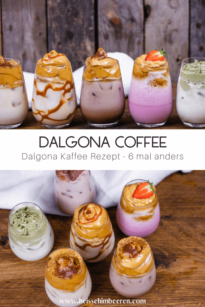 Dalgona Kaffee Rezept Grafik
