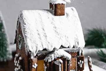 Lebkuchenhaus selber backen, mit Vorlage Lebkuchenhaus backen mit Vorlage