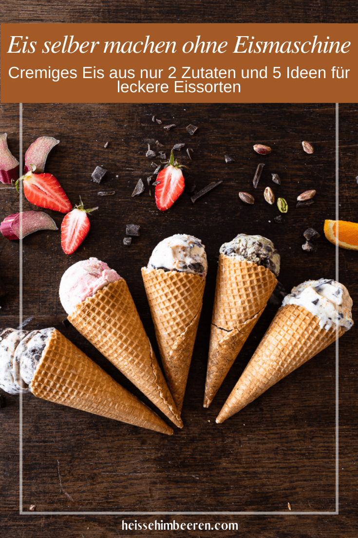 Eisrezepte Ohne Ei Fur Eismaschine Mit Kompressor Das 2 Zutaten Eis ohne Eismaschine selber machen +5 Eisrezepte