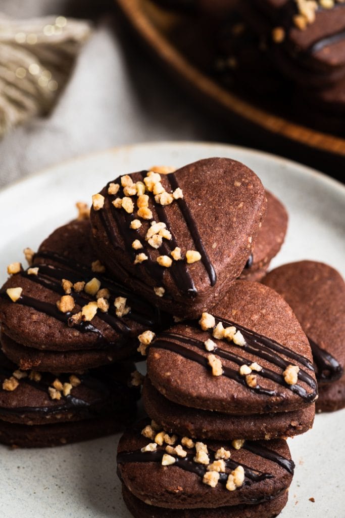Nutella Herzen gefüllt mit Nuss Nougat Creme