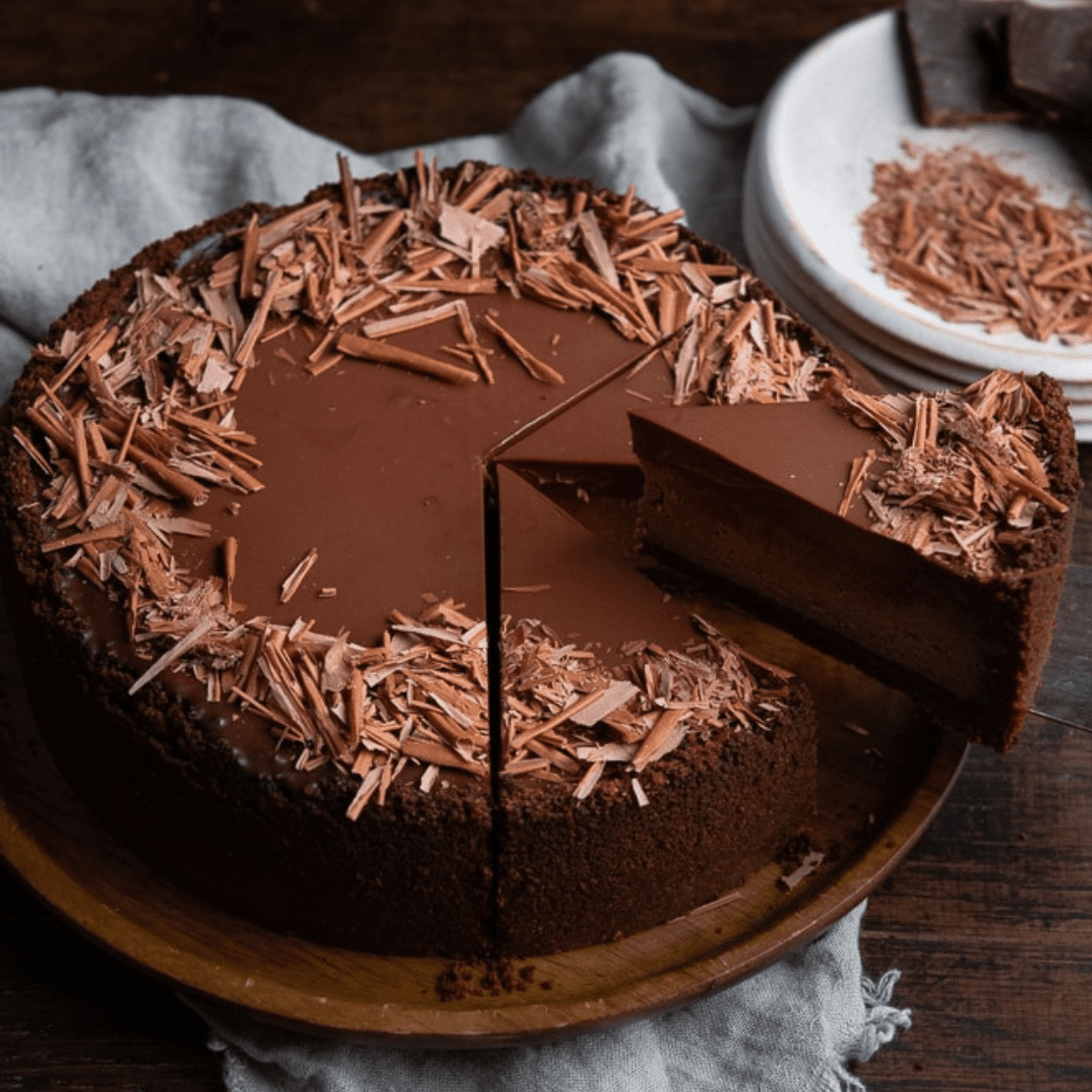 Cremiger Schoko Käsekuchen aus 10 Zutaten Cremiger Schoko Käsekuchen aus 10 Zutaten