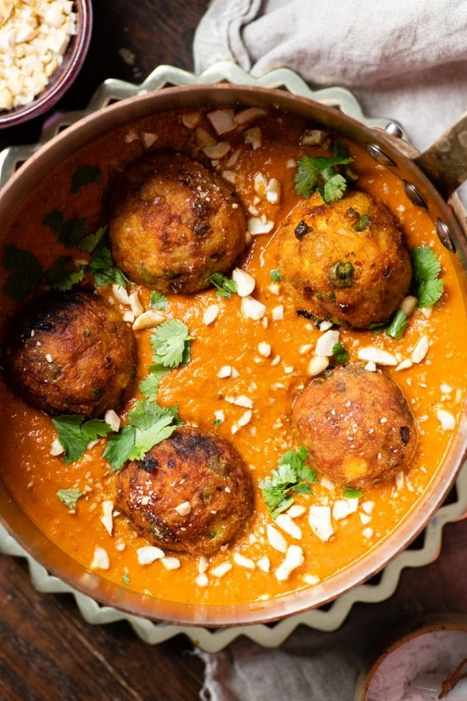 Das Malai Kofta Curry ist auch ein klassisches indisches Rezept.