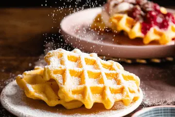 Belgische Waffeln ohne Hefe – knusprig außen, fluffig innen Knusprige Belgische Waffeln ohne Hefe