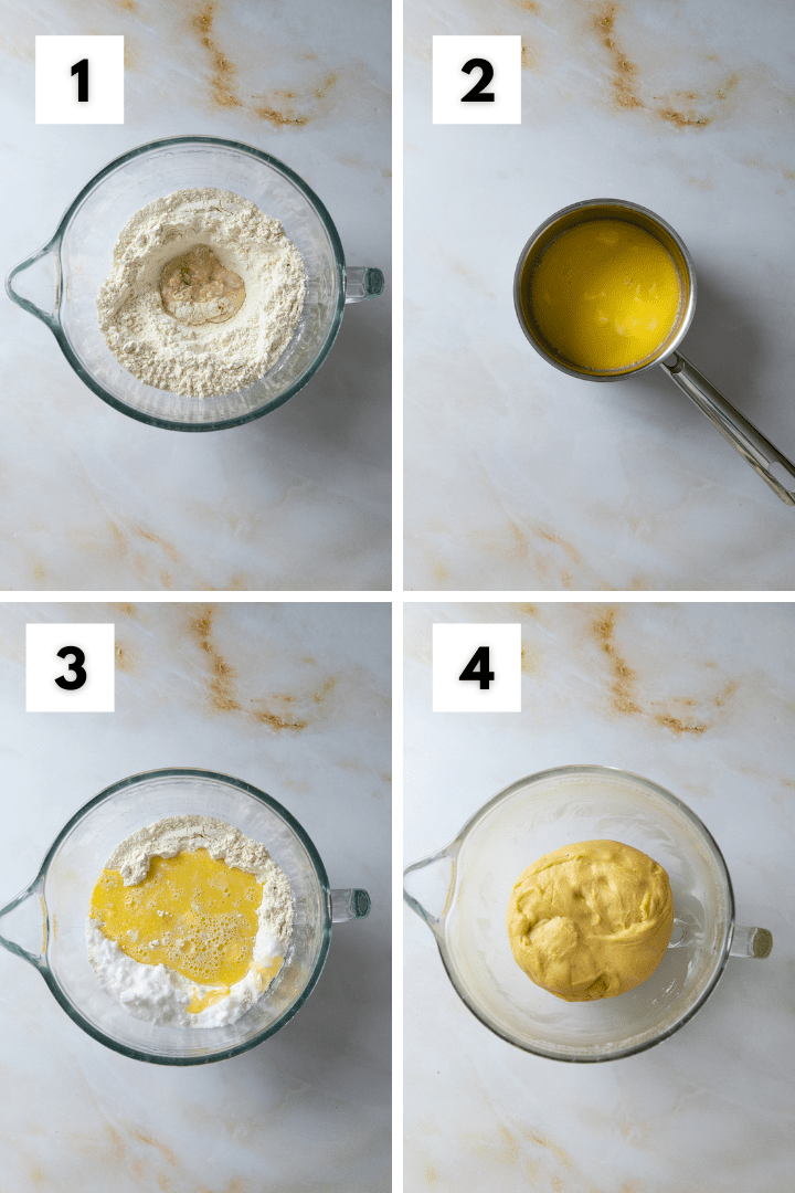 Süße Osterhasen aus Hefeteig selber backen (Oster Rezept)