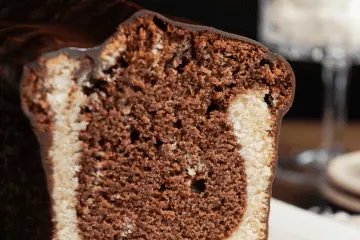 Saftiger veganer Marmorkuchen aus der Kastenform Saftiger vegane Marmorkuchen