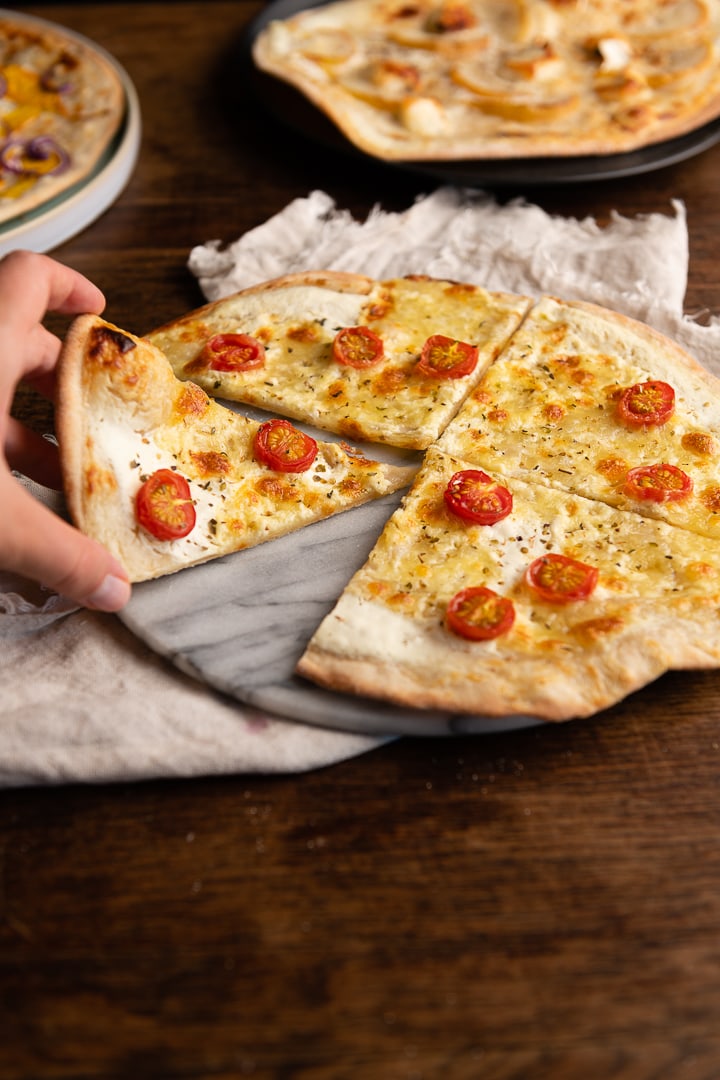 7 Vegetarische Flammkuchen Rezepte aus 11 Zutaten