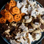 5 gruselige Kekse zu Halloween aus 1 Teig