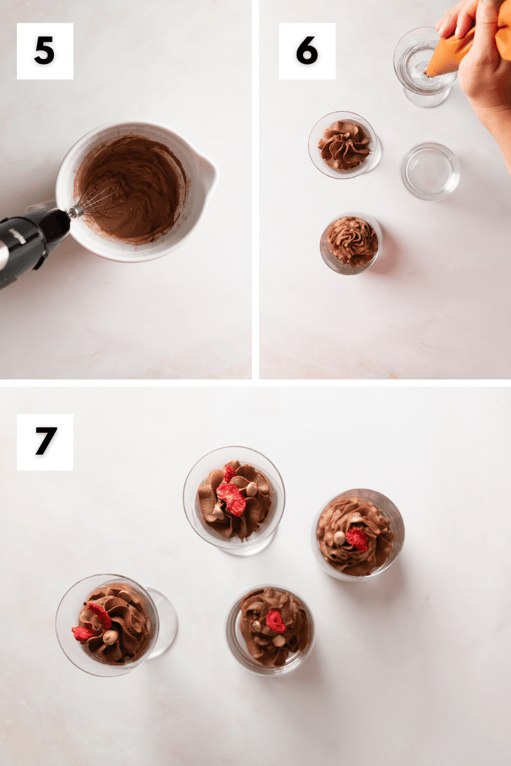 Das schnellste 2 Zutaten Mousse au Chocolat ohne Ei