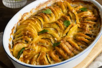 Zucchini Kartoffel Auflauf – cremig, herzhaft und einfach Zucchini Kartoffel Auflauf
