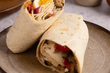 Sabich Wrap mit Hummus: Original Levante-Feeling für zu Hause Sabich Wrap mit Hummus