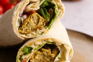 Falafel Wrap: Das Geheimnis für die leckerste Wrap Soße Falafel Wrap mit leckerer Soße