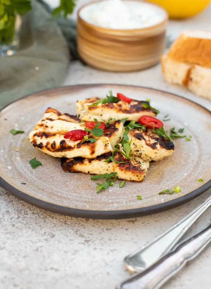 Halloumi grillen