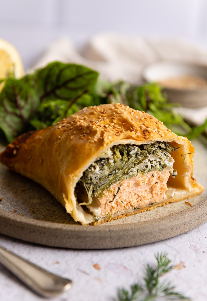 Lachs Im Bl tterteig Mit Spinat In 20 Minuten