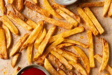 Pommes selber machen: knusprig aus dem Ofen Knusprige Pommes im Ofen selber machen