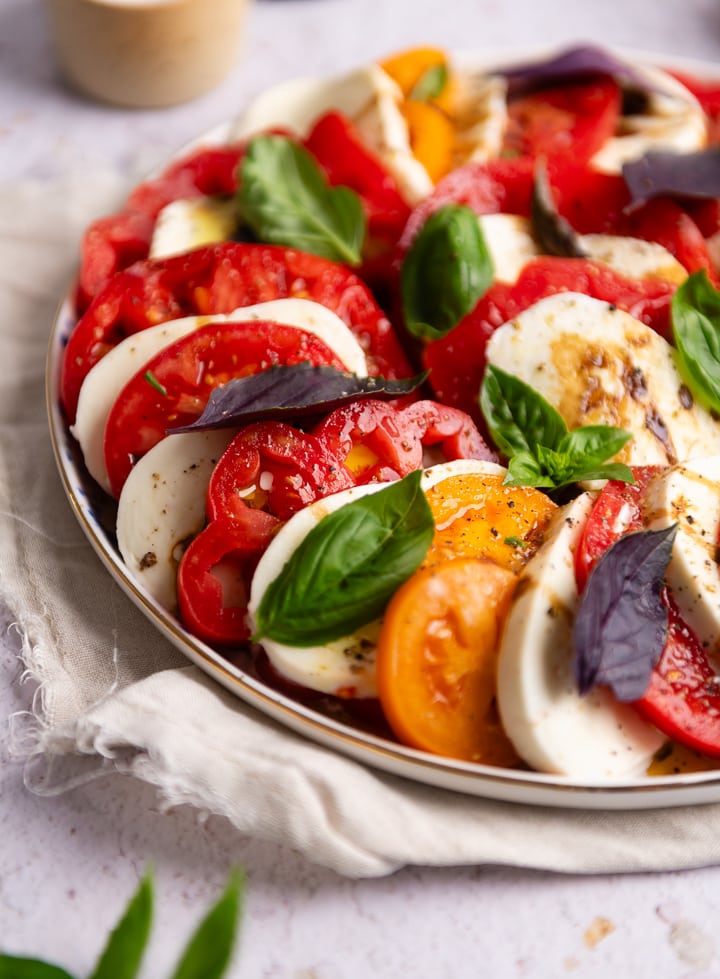 Das Salat Rezept schlecht hin: Tomate Mozzarella!