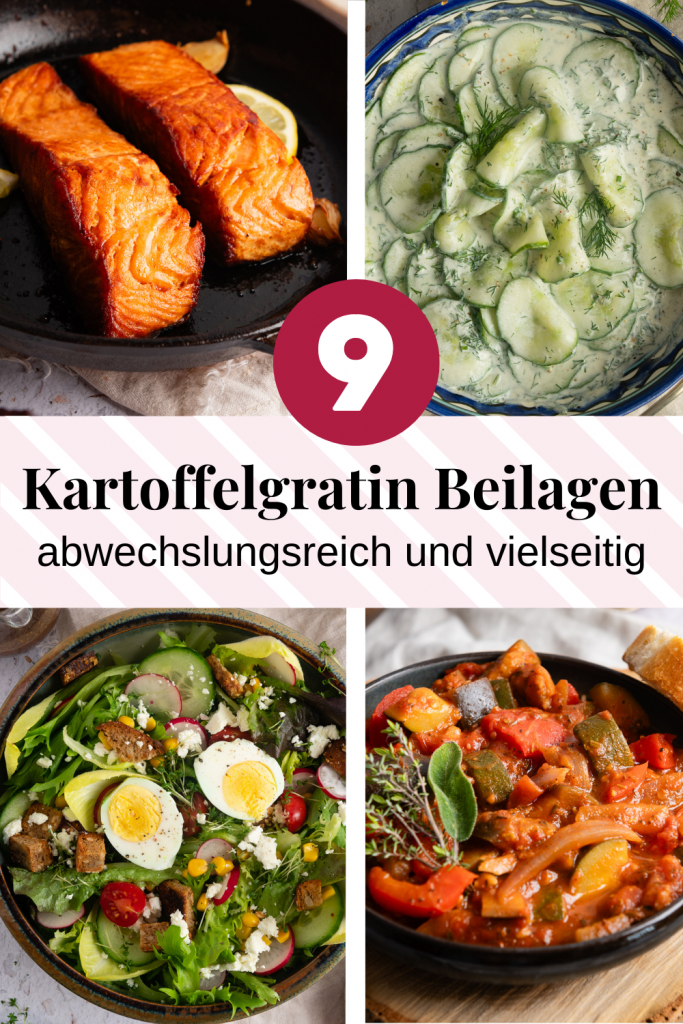 Was passt zu Kartoffelgratin? 9 Kartoffelgratin Beilagen.