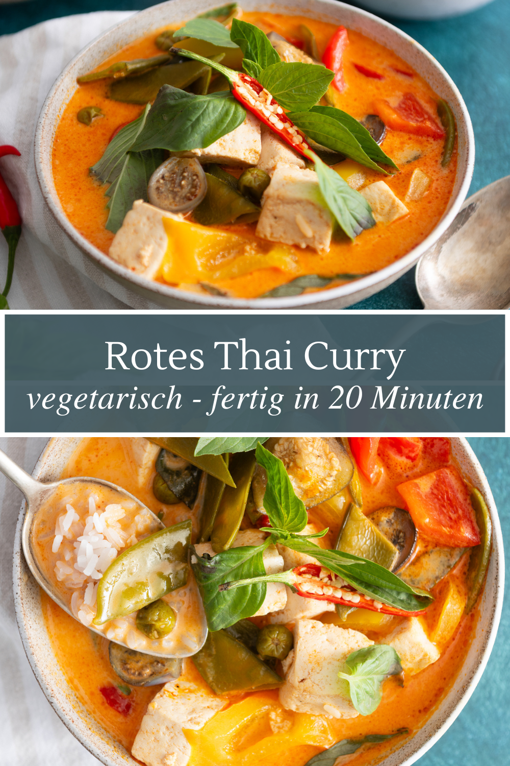 Rotes Thai Curry vegetarisch