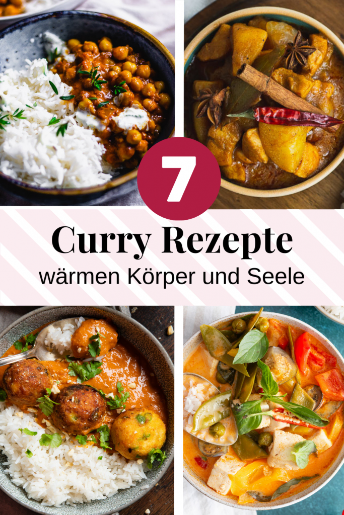 Die 7 leckersten Curry Rezepte wärmen den Körper und die Seele.