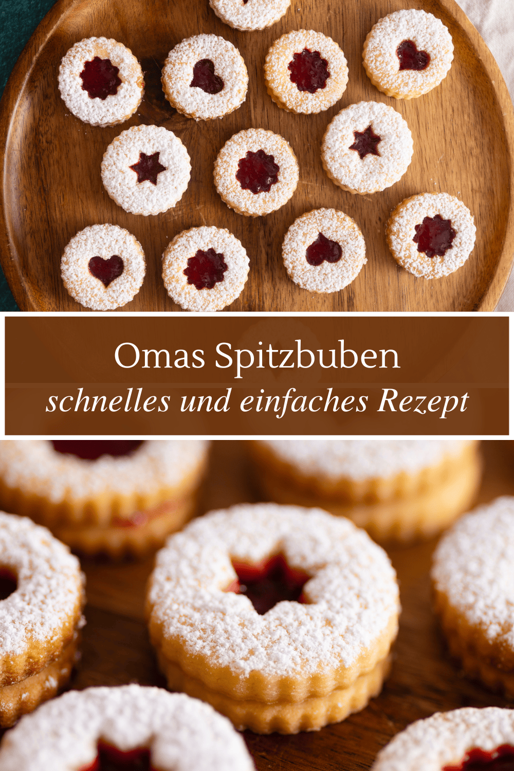 Einfaches Spitzbuben Rezept von Oma