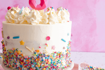 Saftige Buttercreme Geburtstagstorte (einfach & extrem lecker) Saftige Buttercreme Geburtstagstorte