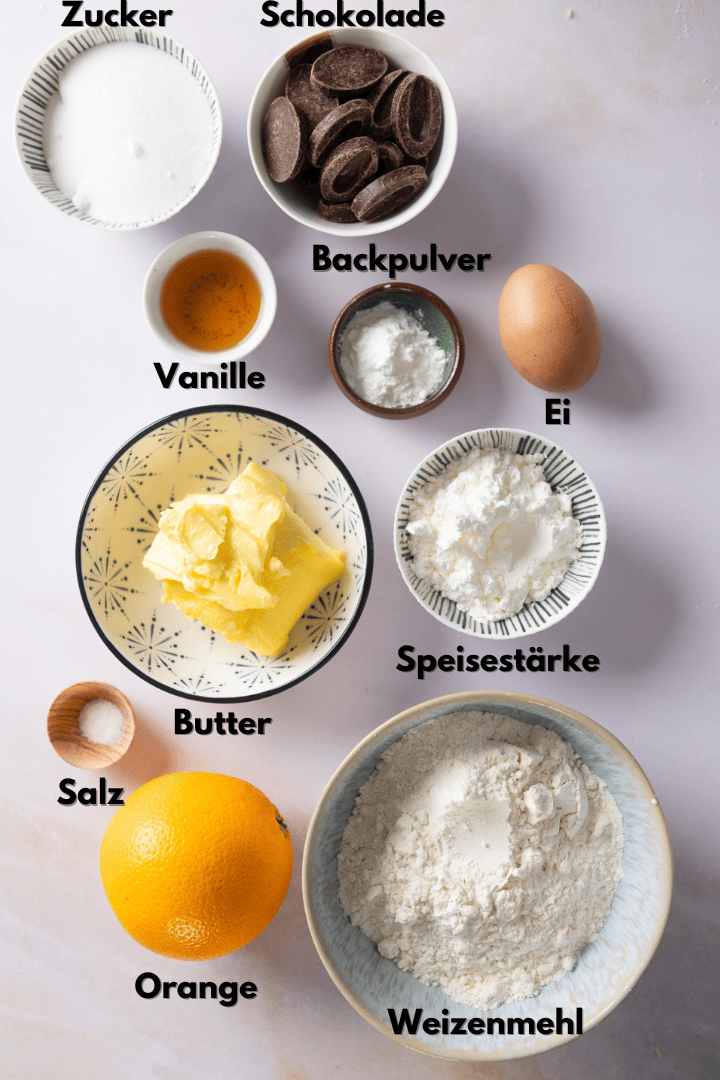 Schoko Orangen Plätzchen Rezept