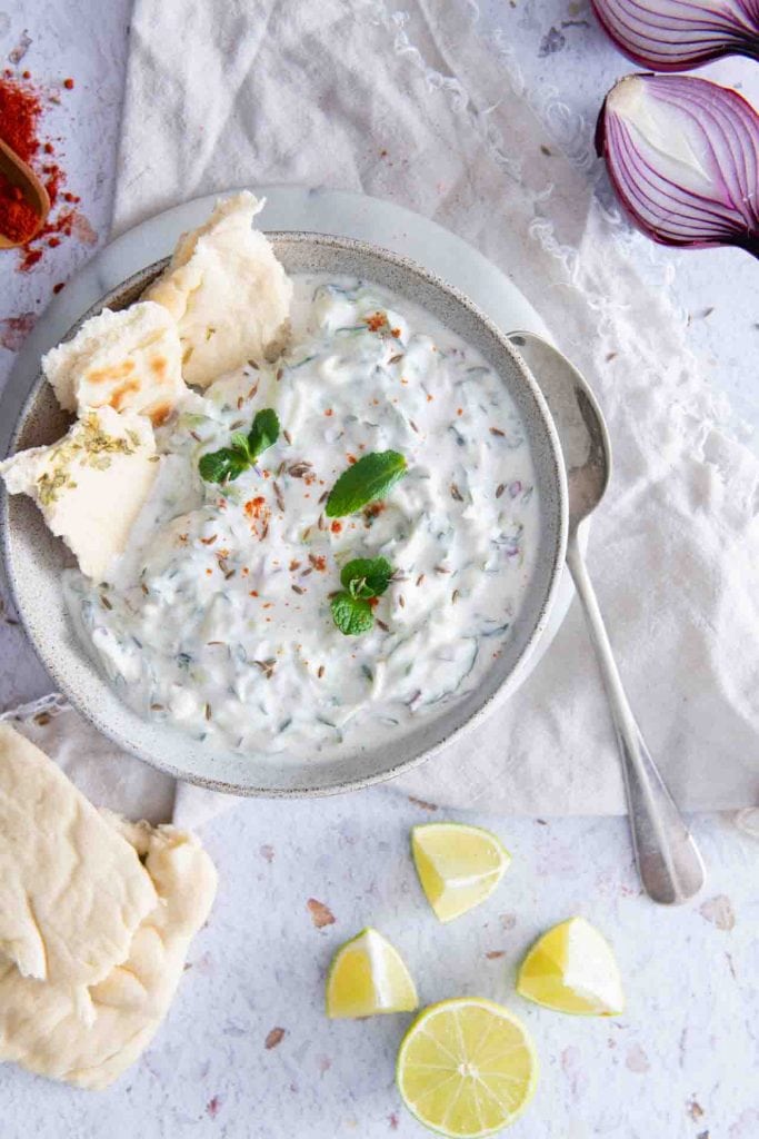 Das Raita Rezept original nach indischem Rezept.