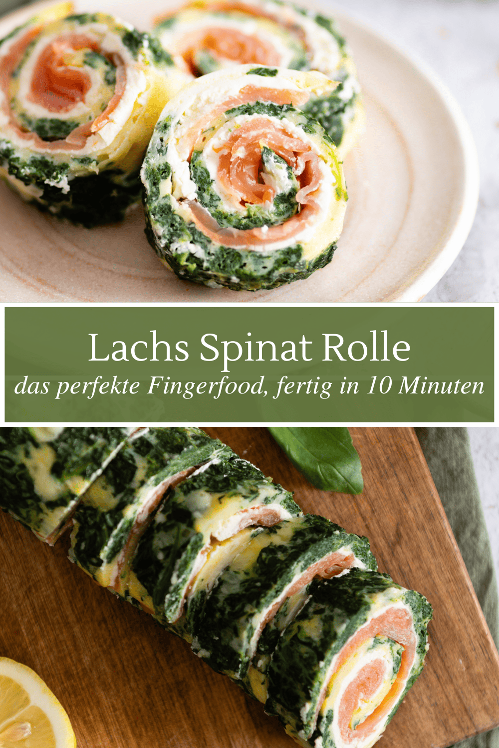 Lachs Spinat Rolle - schnell &amp; soo lecker