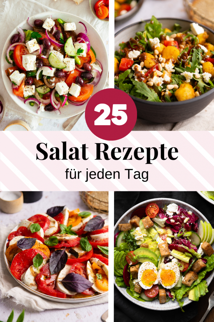 25 leckere Salat Rezepte für jeden Tag.
