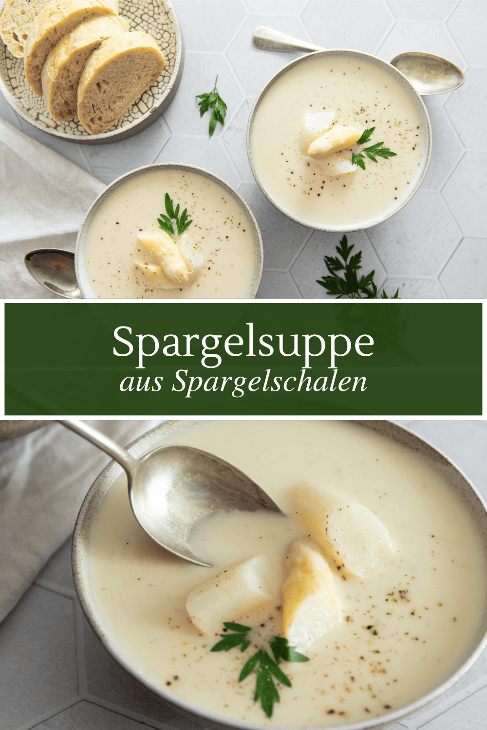 Omas Spargelsuppe Aus Schalen