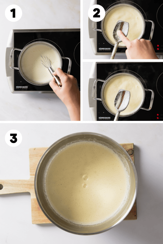 Danach kommt die Masse in die Eismaschine und wird zu Eis gerührt.