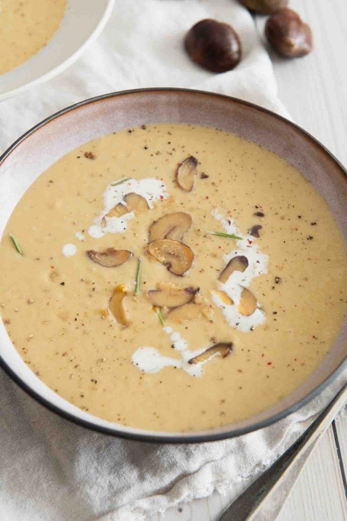 Maronencremesuppe Rezept mit Sahne