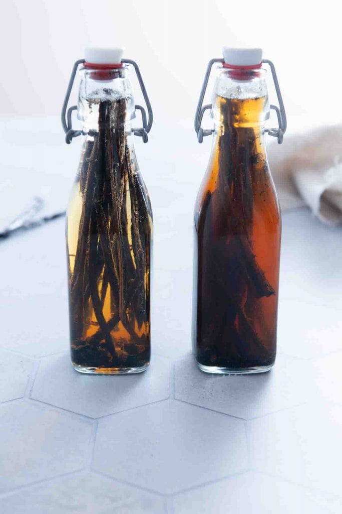 Vanilleextrakt mit Alkohol selber machen
