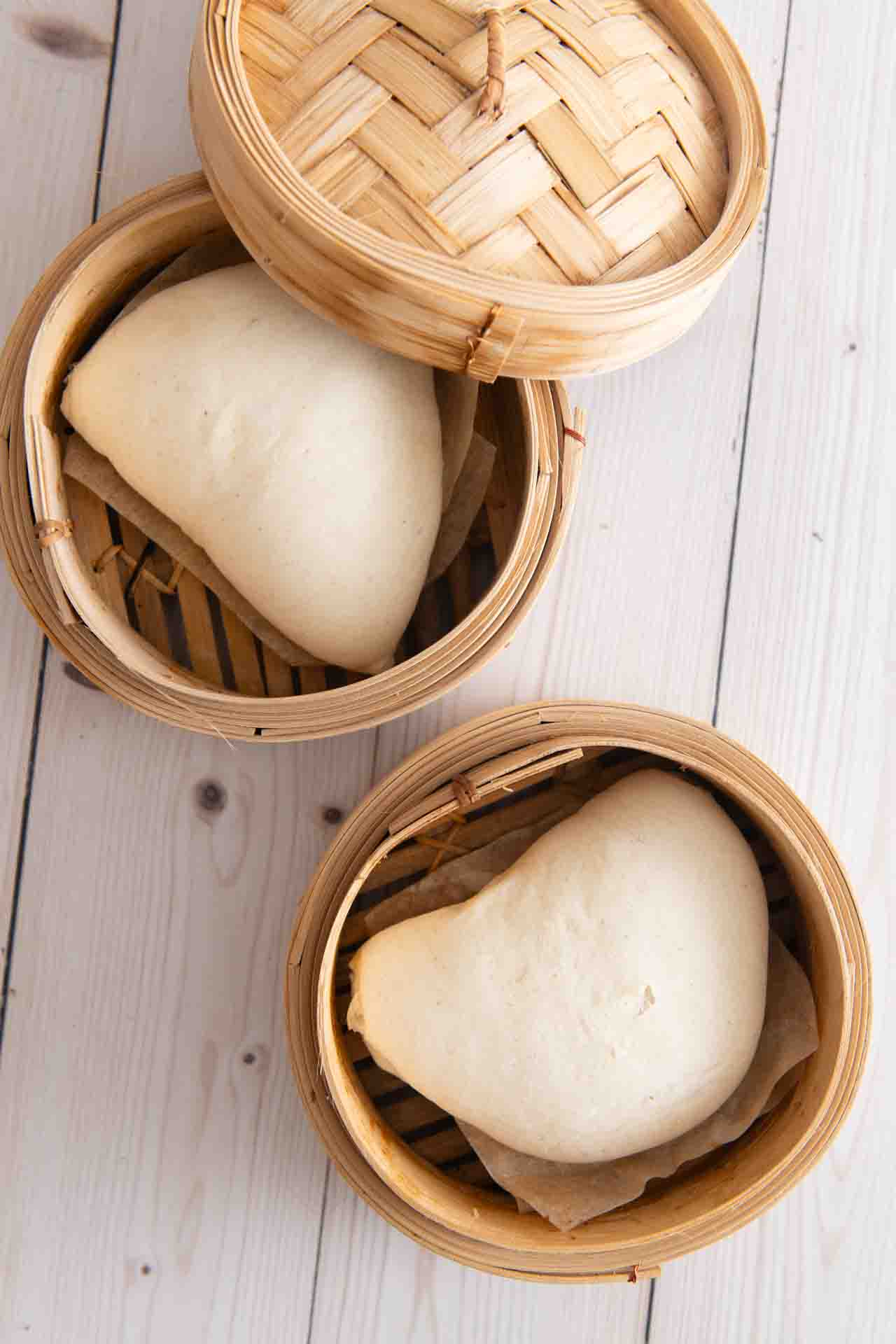 Bao Buns Grundrezept - Gedmpfte Teigtaschen