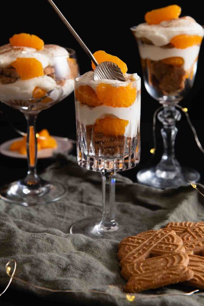 Weihnachtsdessert im Glas einfach
