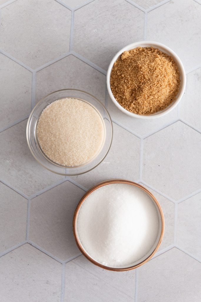 Drei Kristalline Zucker