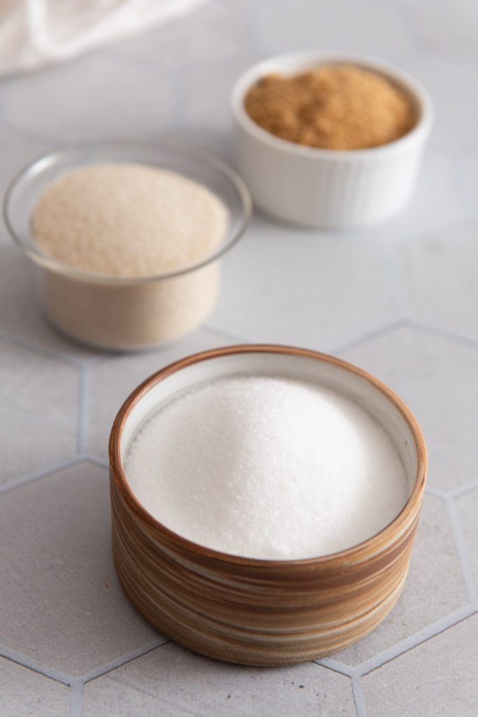 Drei kristalline Klassiker beim Zucker