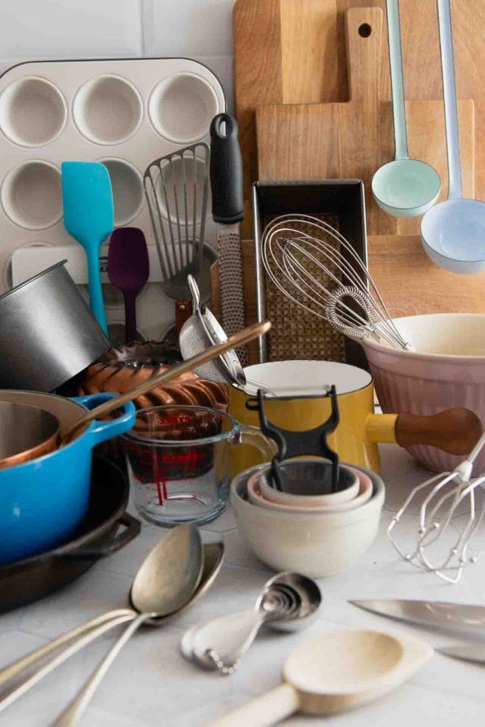 Alle meine Kochutensilien.