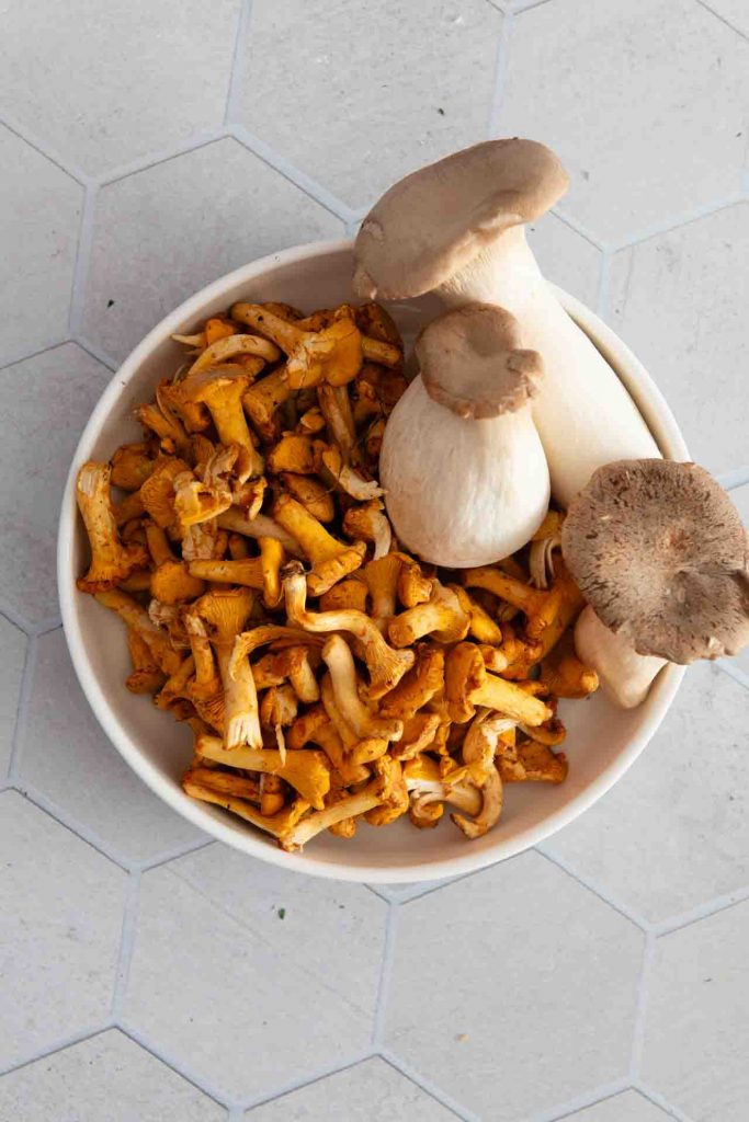 Schwammerl die wir für das Rezept brauchen