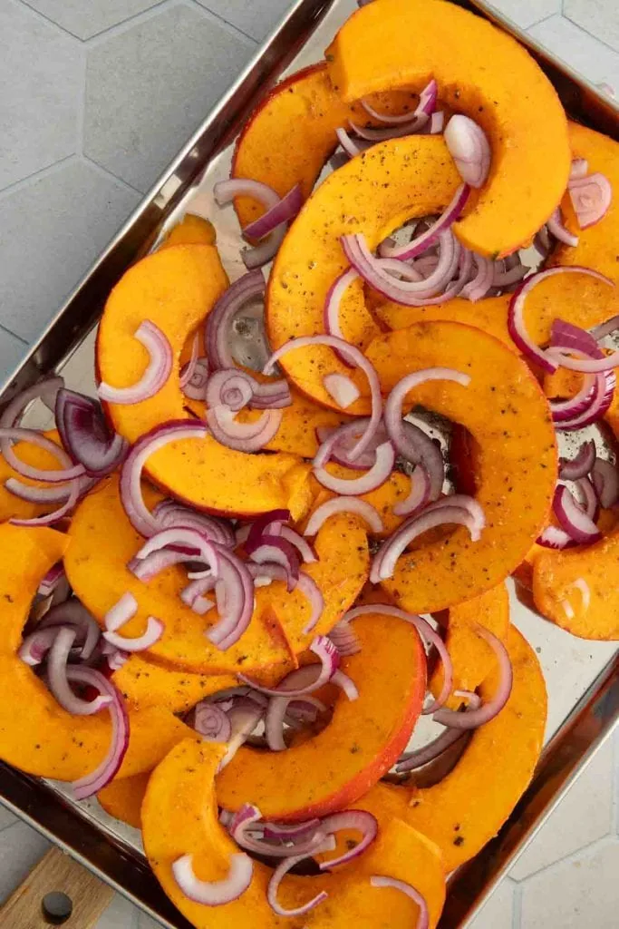 Die Vorbereitung für den Backofen.