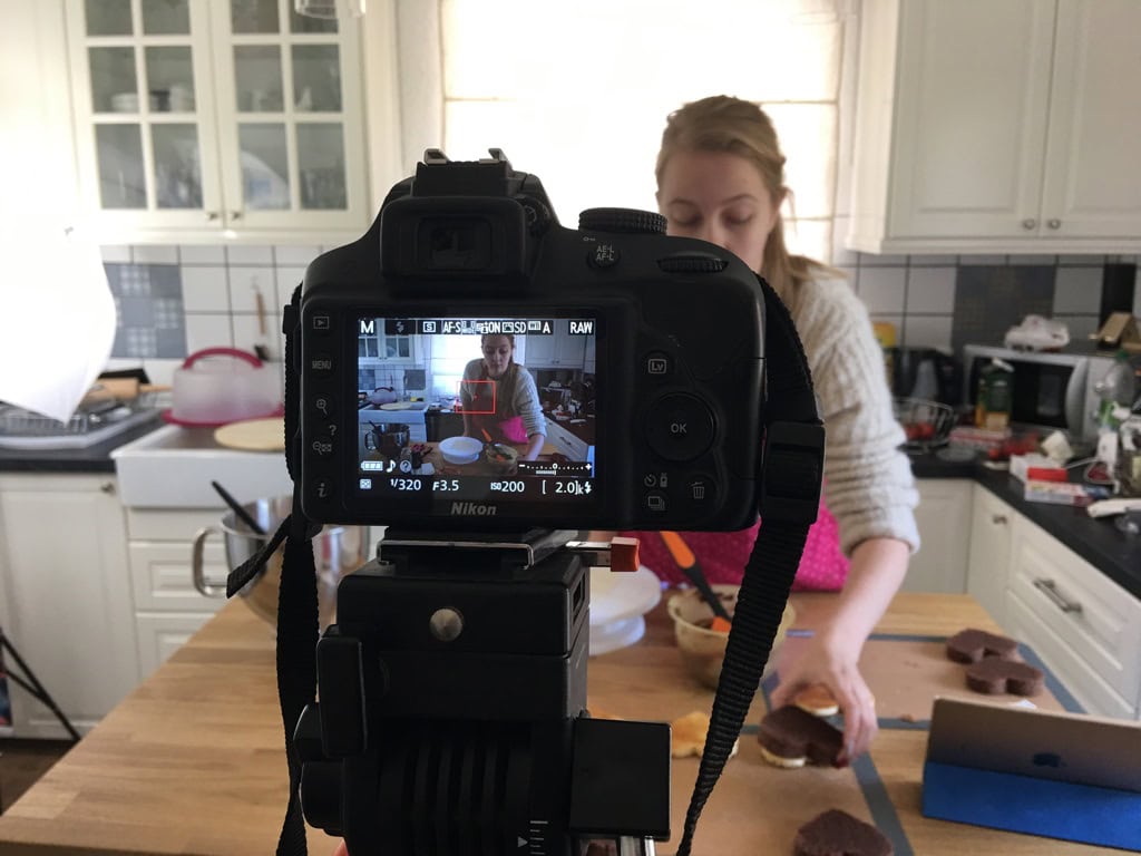 Das erste Videoshooting für den YouTube Kanal und die Webseite Heisse Himbeeren.