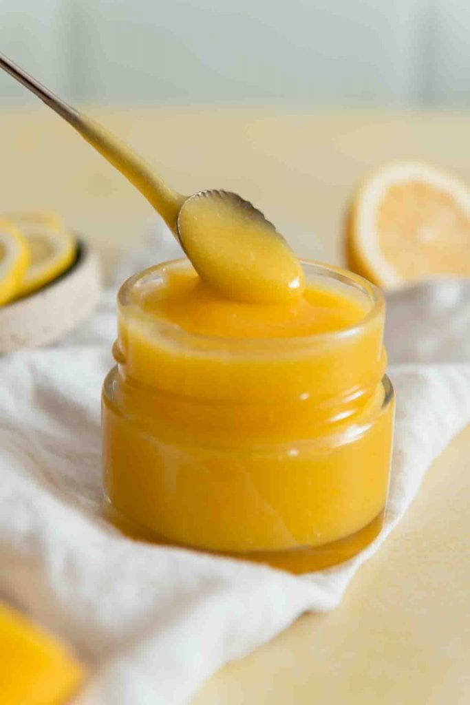 Das fertige Lemon Curd im Glas.