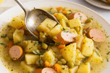 Vegetarischer Erbseneintopf Erbseneintopf vegetarisch: einfaches Rezept
